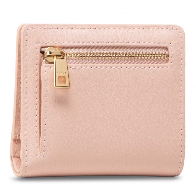 [Mã FAPREBAU giảm 10% đơn từ 1tr] Ví Nữ FURLA Tuberosa S Compact Wallet Vitello St Milestone - Hồng Candy Rose