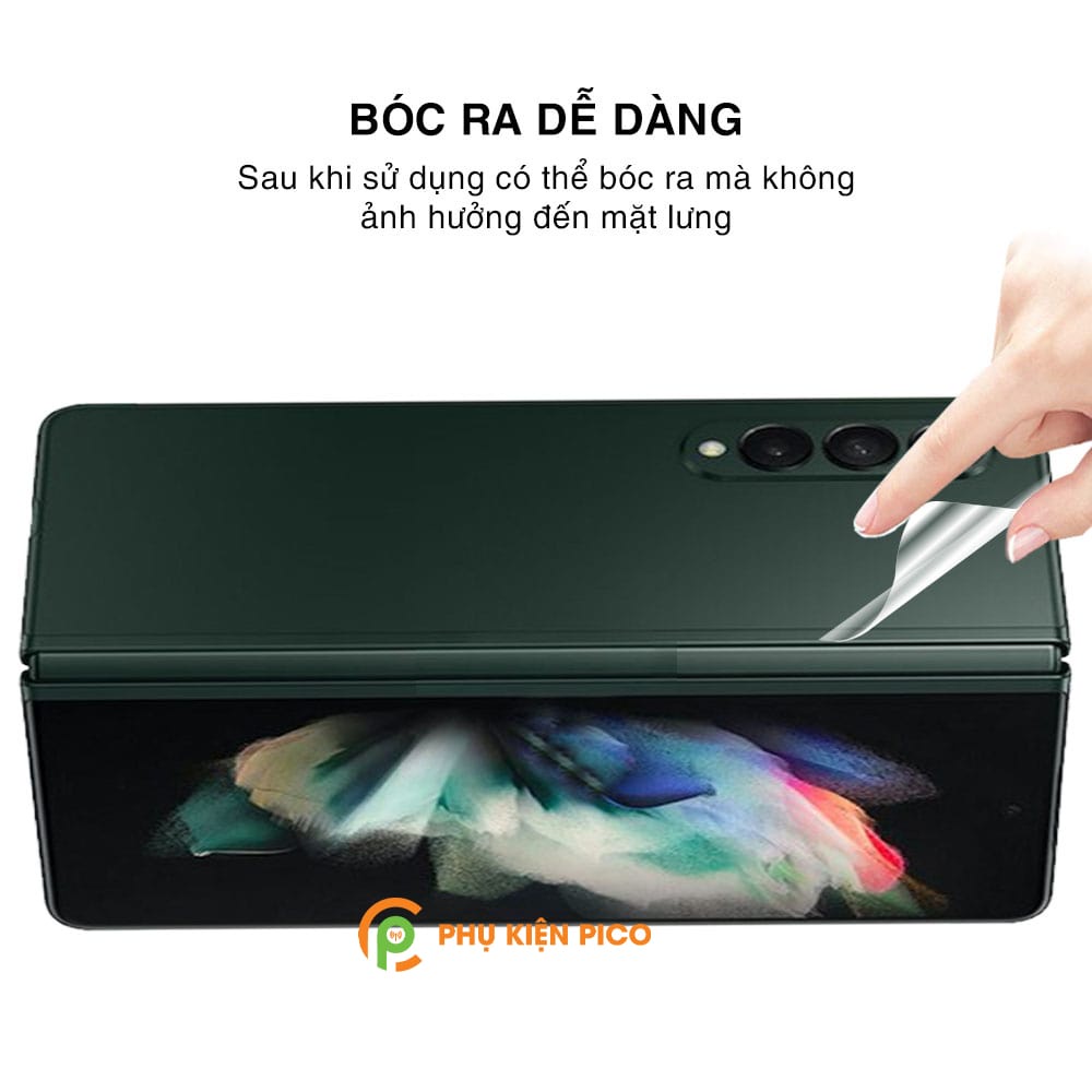 Dán mặt lưng Samsung Galaxy Z Fold 3 / Z Fold 4 PPF cao cấp dẻo trong suốt - Dán lưng dẻo Samsung Galaxy Z Fold 3