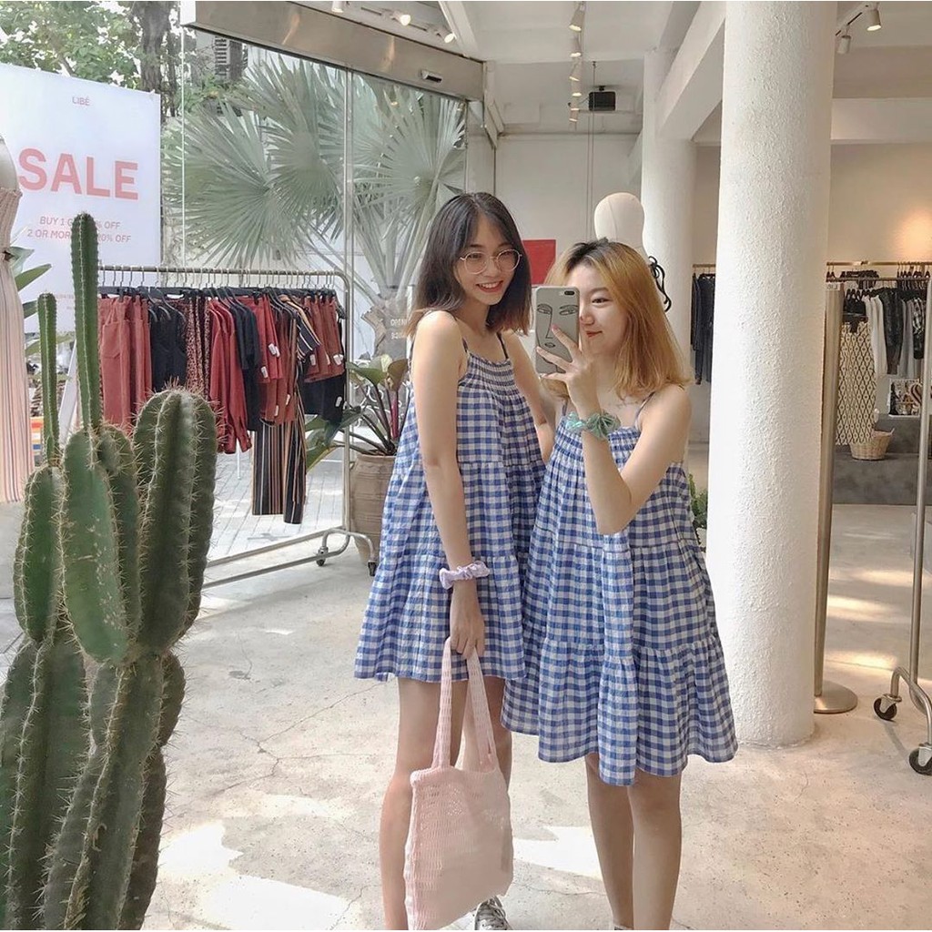 [ẢNH-VIDEO TỰ QUAY] Váy dây baby doll 3 màu SUN DRESS.