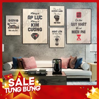 [COMBO 04] Bộ 5 tấm tranh động lực phối cực đẹp (có chọn thể thay thế nội dung)