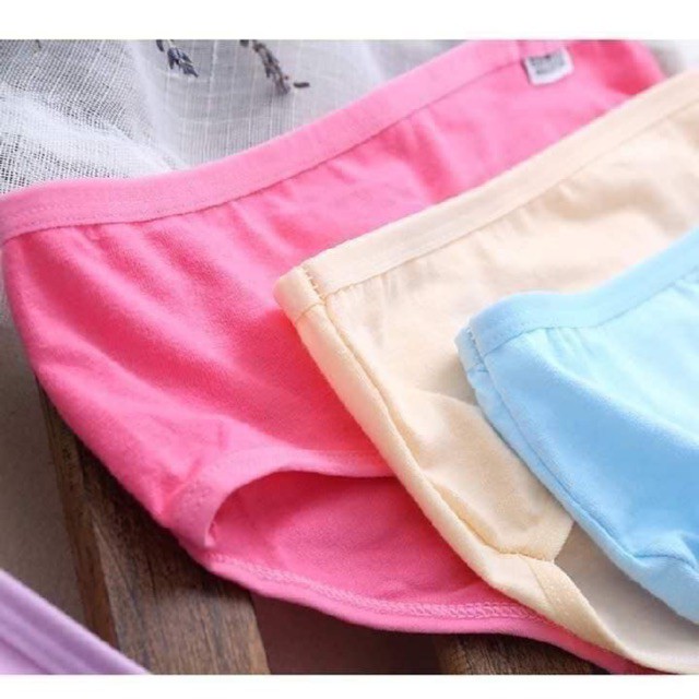 Set 10 quần lót nữ cotton basic xuất Mỹ siêu mềm mịn