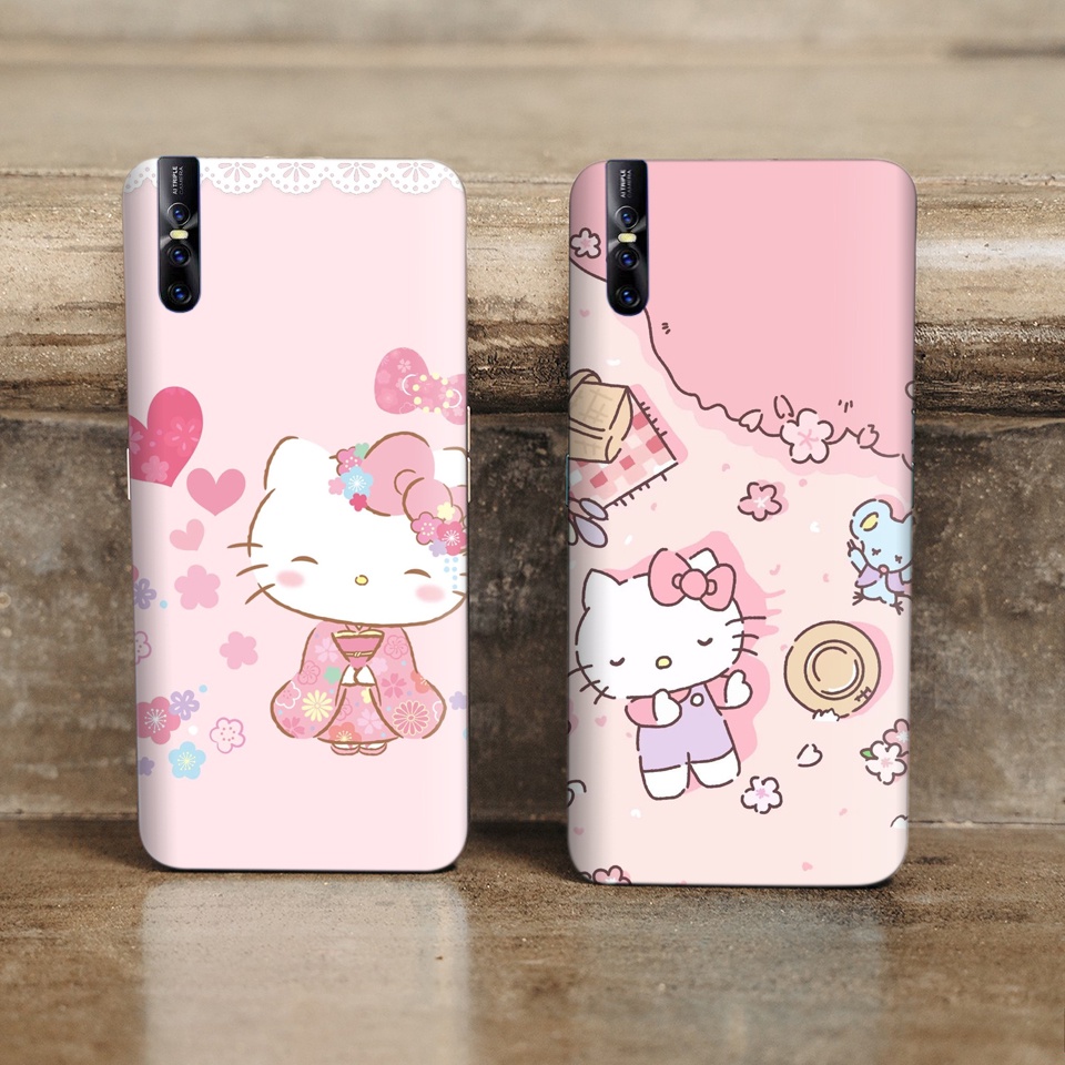 Miếng Dán Skin Điện Thoại In Hình Hello Kitty Cho Iphone 6/ 7/ 8/ X/ XS/ 11/ 11 Pro Max Và Các Dòng Máy Android