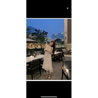 Đầm nữ cổ yếm voan tơ bồng bềnh 🔥Ảnh và video thật🔥