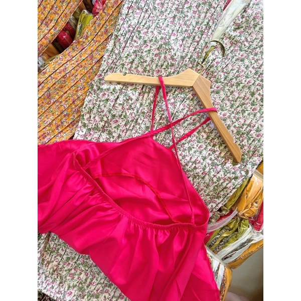 Set áo yếm quần hoa dập ly  - CarotShop
