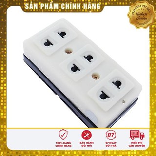 Ổ cắm điện 3 lỗ và 2 lỗ  loại tốt 10A chống cháy  - Ổ cắm điện công suất cao