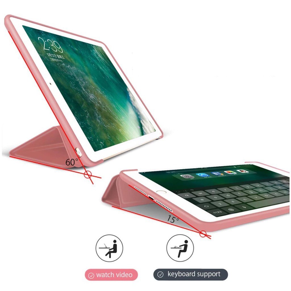 Ốp ipad silicon Chất Đẹp ốp ipad Air 4/Air 3/Air 2/Air 1/Pro 9.7/10.5/10.2 gen7/8...MART CASE | BigBuy360 - bigbuy360.vn