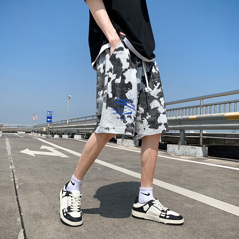 Quần Short Thể Thao Ống Rộng Thời Trang Mùa Hè Dành Cho Nam