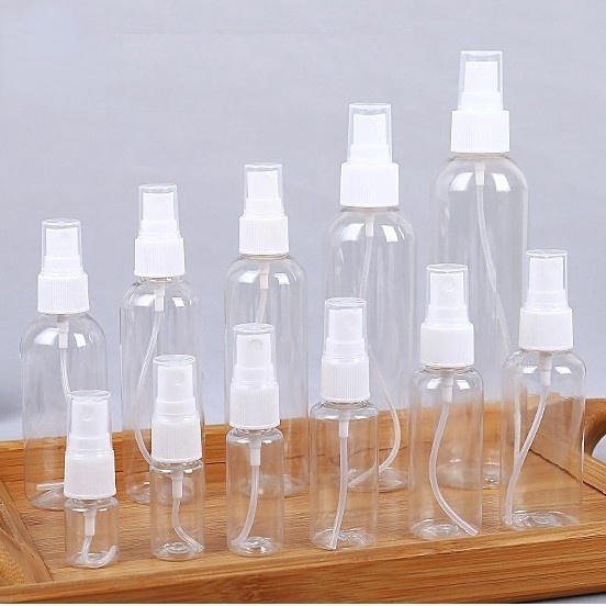 Chai xịt rỗng trong suốt nhiều kích thước tiện dụng
