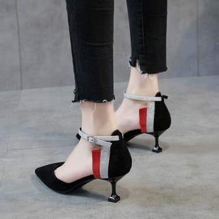 Order Giầy cao gót da lộn 5cm sz34-40