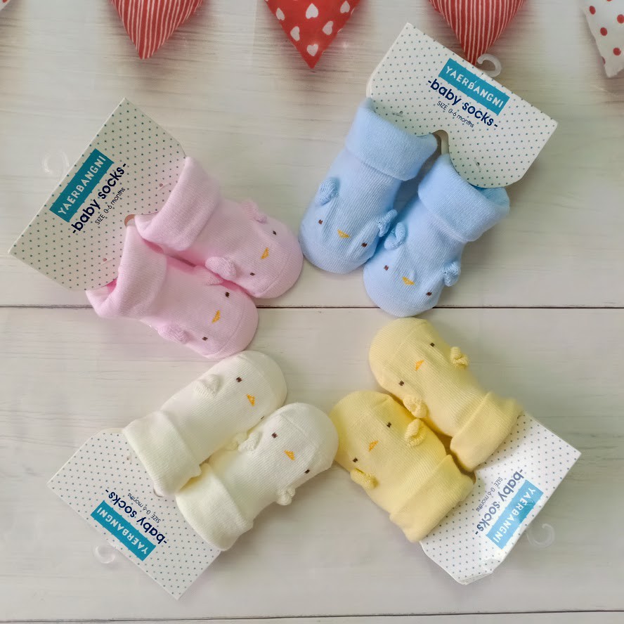 Tất sơ sinh/ Vớ sơ sinh bobowa baby sock mẫu mới 0 - 6 tháng