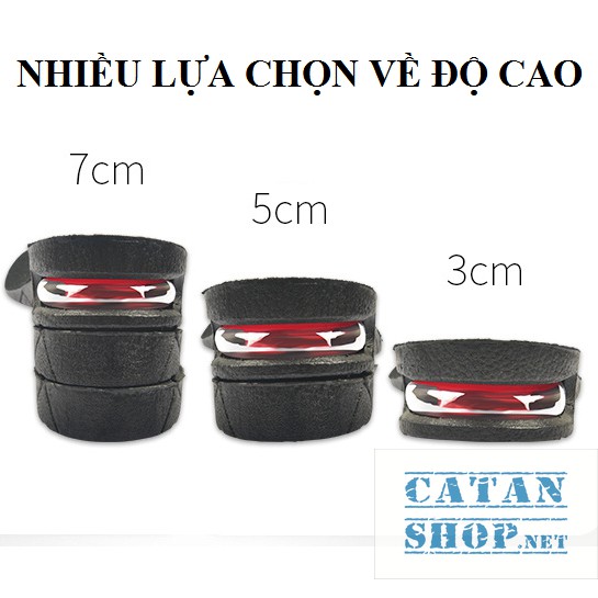 Miếng lót đế giày nguyên bàn cao từ 3cm – 7cm, có thể điều chỉnh theo size chân, có đệm khí siêu êm ái GD451-TCC-G