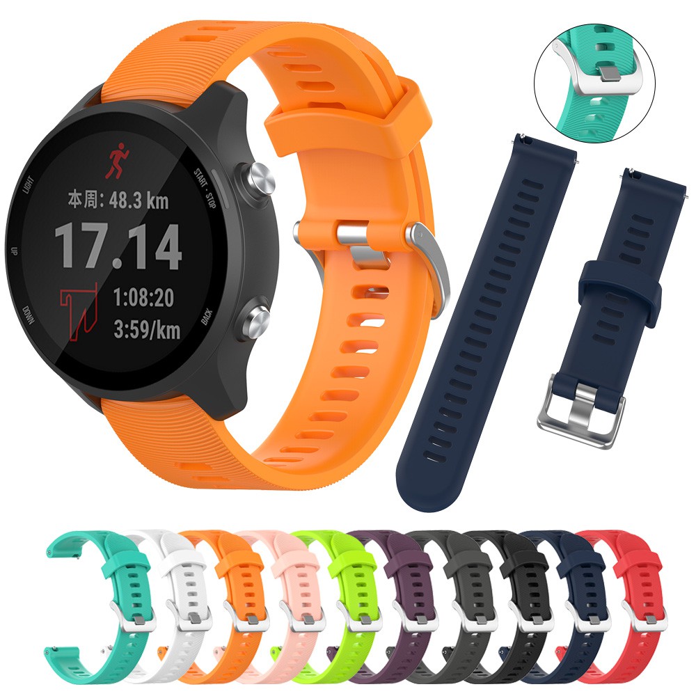 Dây Đeo Silicone Cho Đồng Hồ Thông Minh Garmin Forerunner 245M/245/645/Vivoactive3/Vivomove HR