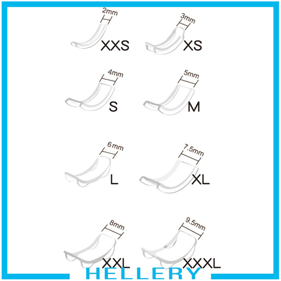 Set 8 Phụ Kiện Điều Chỉnh Kích Thước Nhẫn 2-10mm Tiện Dụng