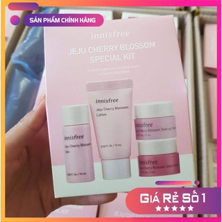 Bộ Kit dưỡng trắng da mini Innisfree Jeju Cherry Blossom Special Kit 4 món