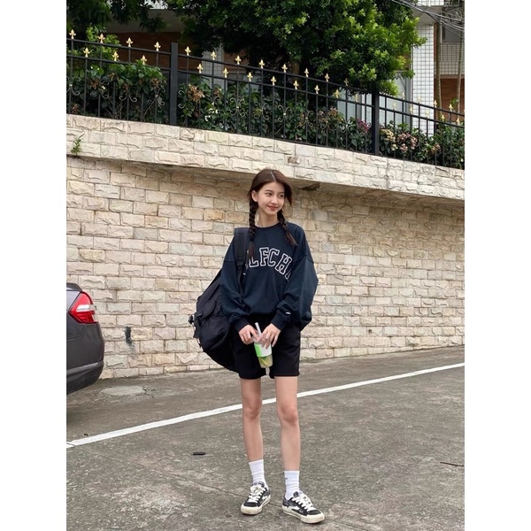 Áo Sweater Thêu KXL Nỉ Bông Form Rộng Nam Nữ Unisex