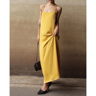 Váy Lụa Hai Dây Van Dress | FLANH