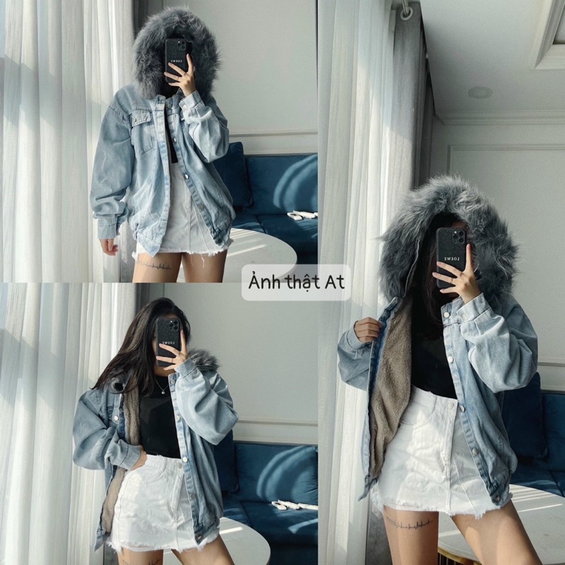 ÁO KHOÁC JEANS LÓT LÔNG