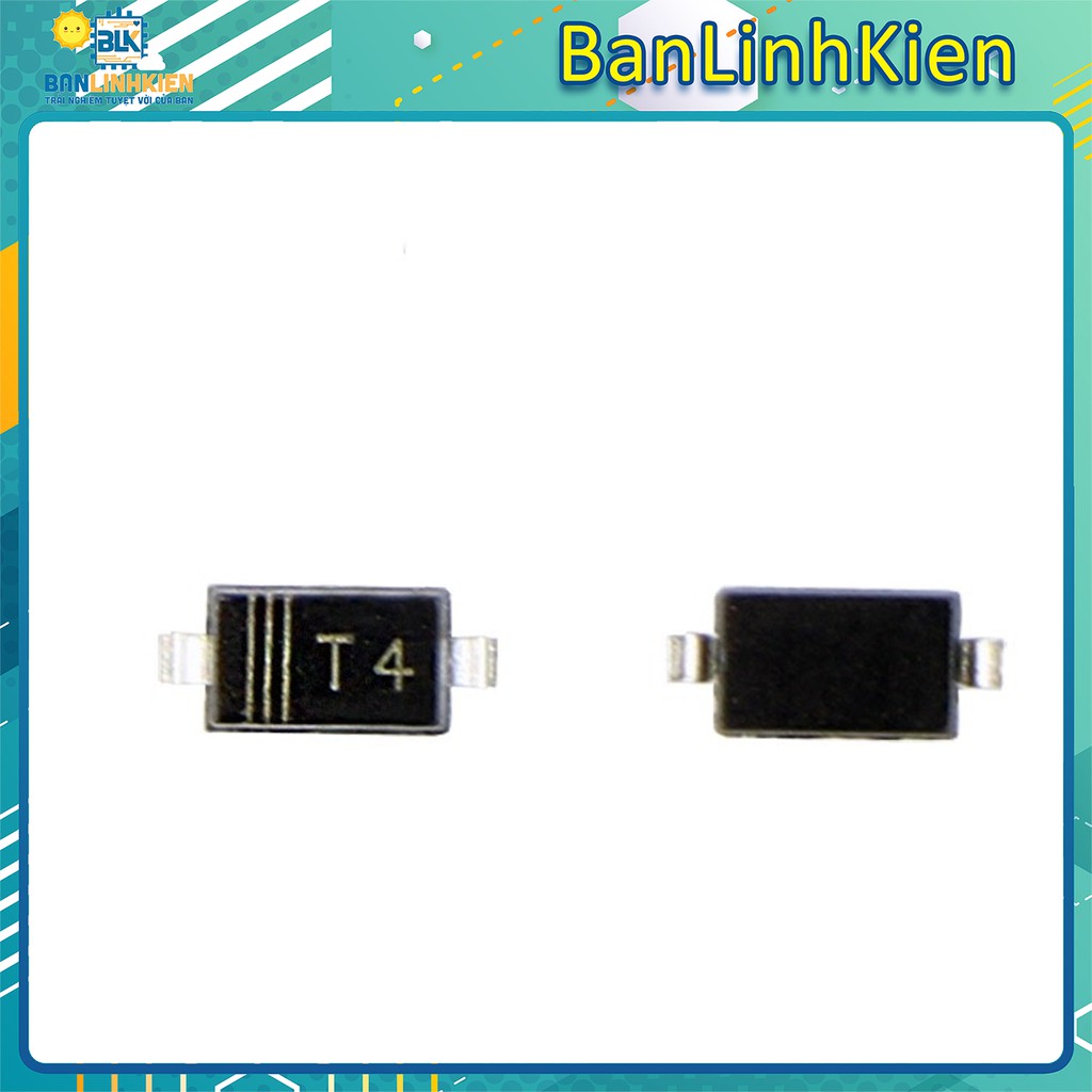 Bộ 10 diode xung 1N4148 DO35 450mA Dip/ Diode muỗi 4148 SOD80/ Diode T4 SOD123 1206