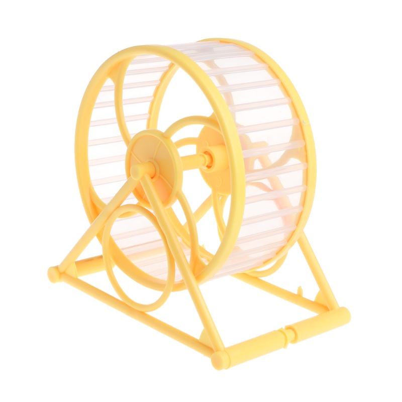 Bánh Xe Chạy Bằng Nhựa Kèm Giá Đỡ Yên Tĩnh Dễ Lắp Đặt 4.9Inch Cho Lồng Chuột Hamster