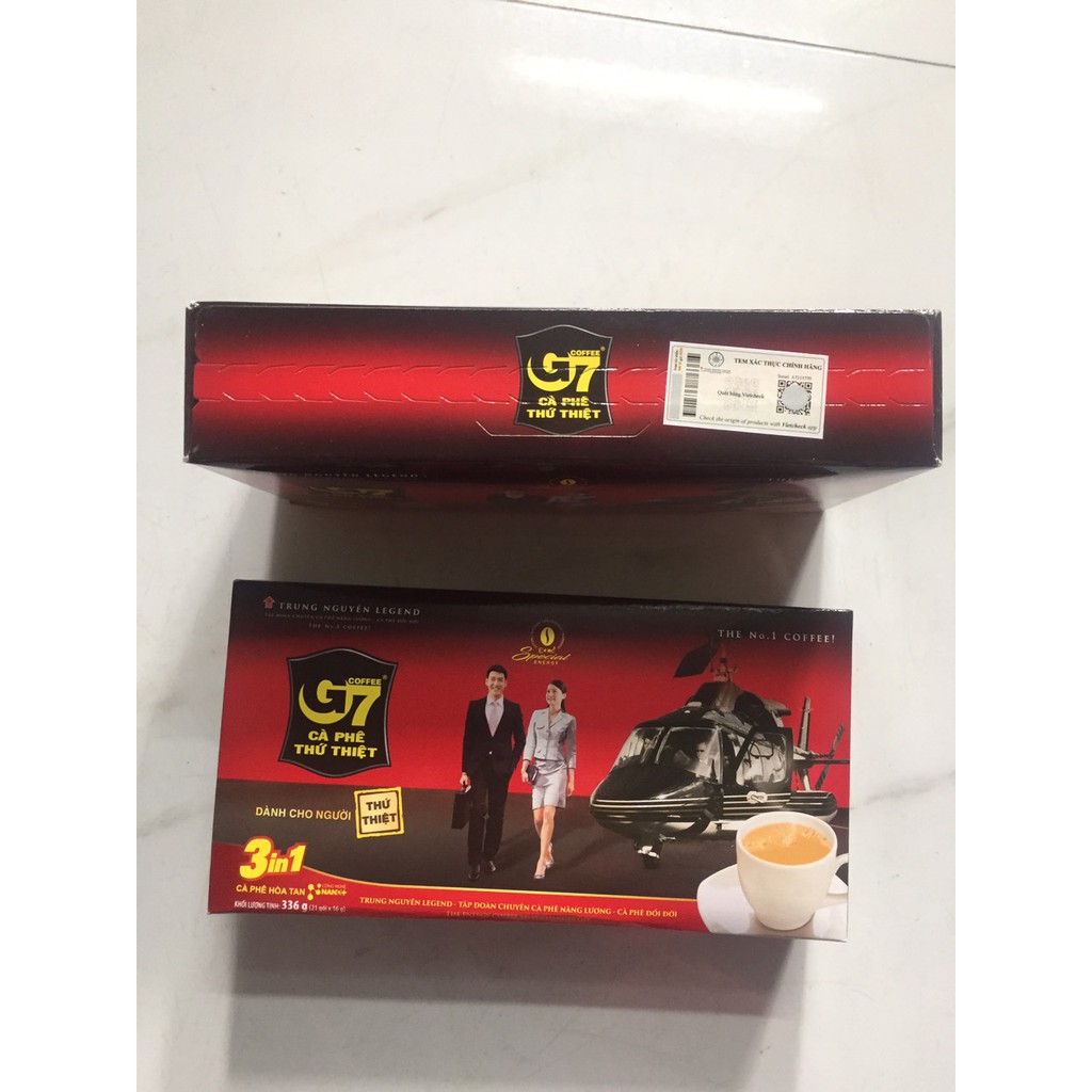 Cà phê G7 3in1 hộp 21 gói - Trung Nguyên