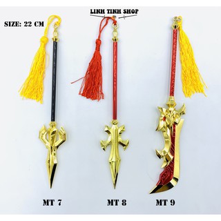 Mô hình móc khóa thương kiếm hiệp