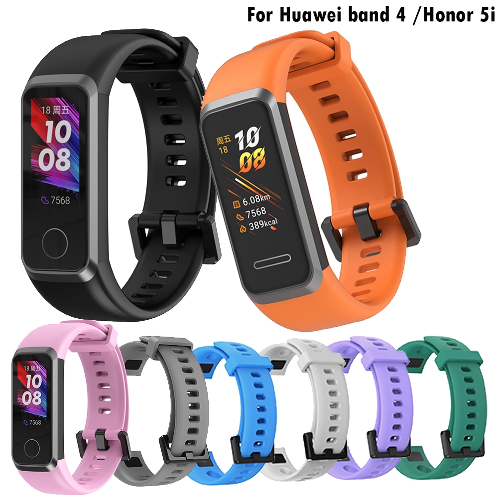 Dây Đeo Thay Thế Bằng Silicon Cho huwei band 4 smart band 5i
