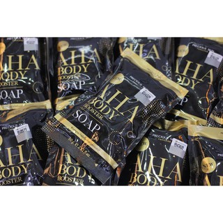 Xà phòng kích trắng da aha body booster soap 80g