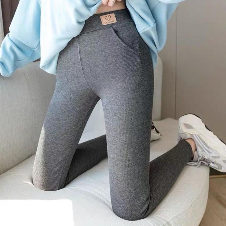 Quần legging lót lông 💥Hàng Cao Cấp💥 Quần legging cạp cao, mềm mại giữ nhiệt tốt siêu ấm L002 | WebRaoVat - webraovat.net.vn