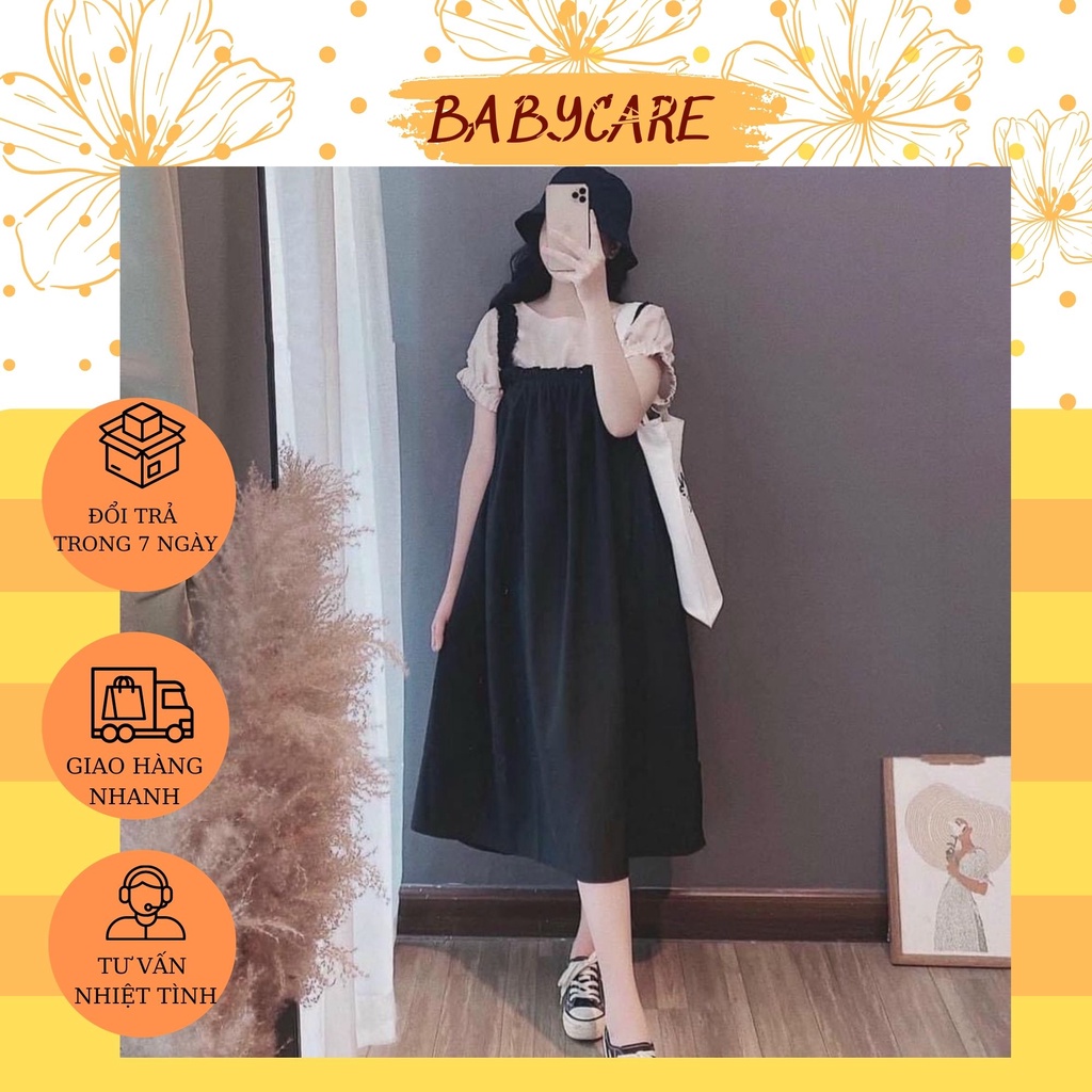 SÉT VÁY BẦU YẾM CHUN ĐẸP HIT HOT MÙA HÈ- ĐẦM BẦU YẾM XINH CỘC TAY TRẺ TRUNG DÁNG MAXI