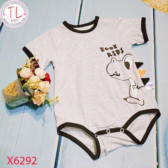 Thời trang trẻ em - Bộ Bodysuit thun ngắn cho bé hình khủng long - Quần áo bé trai - Bộ bé trai - Quần áo bé gái - Bộ bé