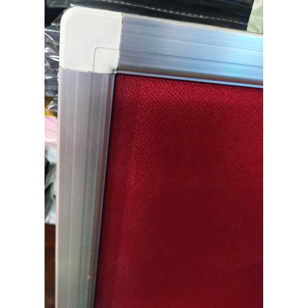 Bảng combo Ghim - viết bút lông có hít nam châm Khung nhôm 60 x 100cm