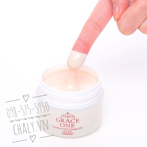 Kem ngày chống lão hoá tái tạo dưỡng trắng tuổi trung niên Kose Grace One Perfect Gel Cream UV 100g Nhật