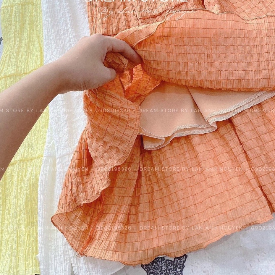 Đầm Maxi Đi Biển Dự Tiệc,váy 2 Dây Dáng Dài Xòe Xếp Tầng Tiểu Thư Xinh Xắn Sang Chảnh Thời Trang [XM MINH PHÚC]