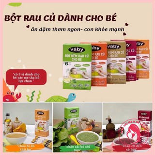 Bột nêm rau củ cho bé Vaby