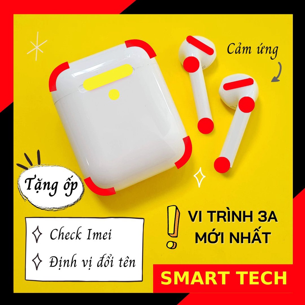 Tai Nghe Bluetooth Không Dây TWS 2 – Tai Nghe Blutooth Thể Thao Mini Nhét Tai TrueWire Less Có Mic Chơi Game