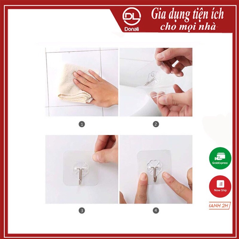 Combo 10 móc dán chịu lực cao cấp