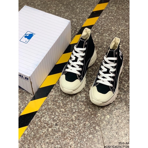 Giày MLB NEW YORK YANKEES 'BLACK WHITE' CHUNKY HIGH