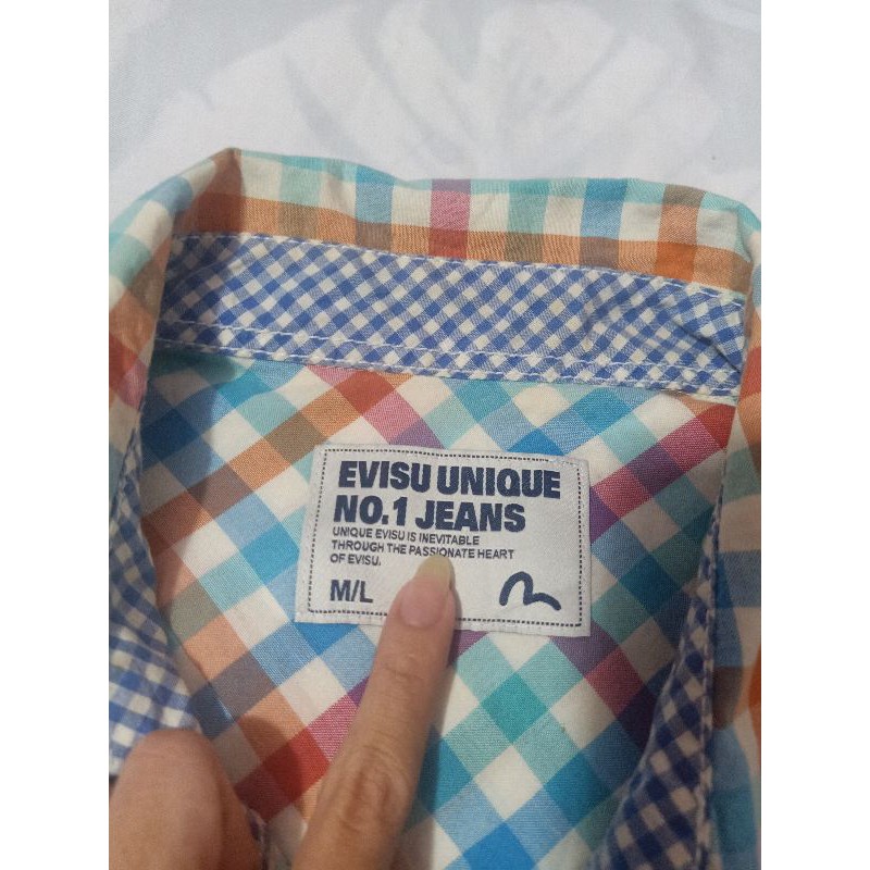 Mua áo sơ mi evisu real authentic chính hãng sơ mi tay ngắn ông địa giá ...
