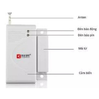 Cảm Biến Từ Báo Mở Cửa 433Mhz