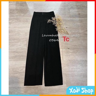 Quần ống suông nữ, Quần ống rộng nữ chất tuyết mua Size S/M/L.