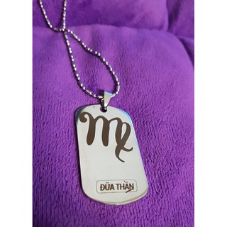 Dây chuyền thẻ bài dogtag Cung Hoàng Đạo