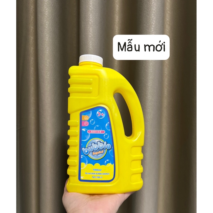 Nước tạo bong bóng xà phòng cho mọi loại đồ chơi -an toàn tuyệt đối cho bé size LỚN (1000ml)