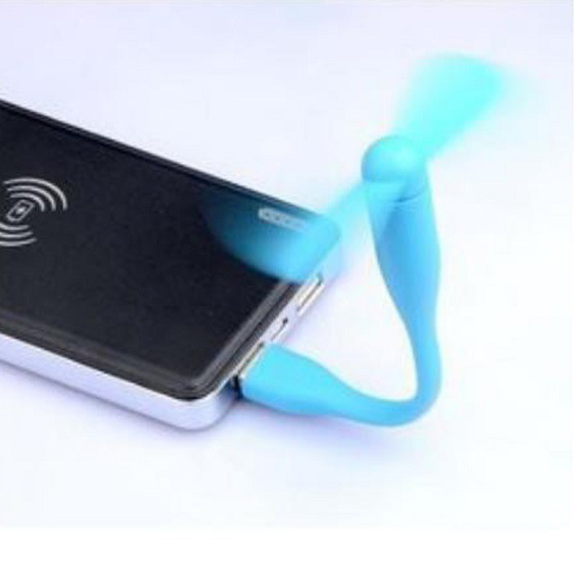 Quạt 2 Cánh Mềm Mini USB  Siêu Mát, Tiện Lợi