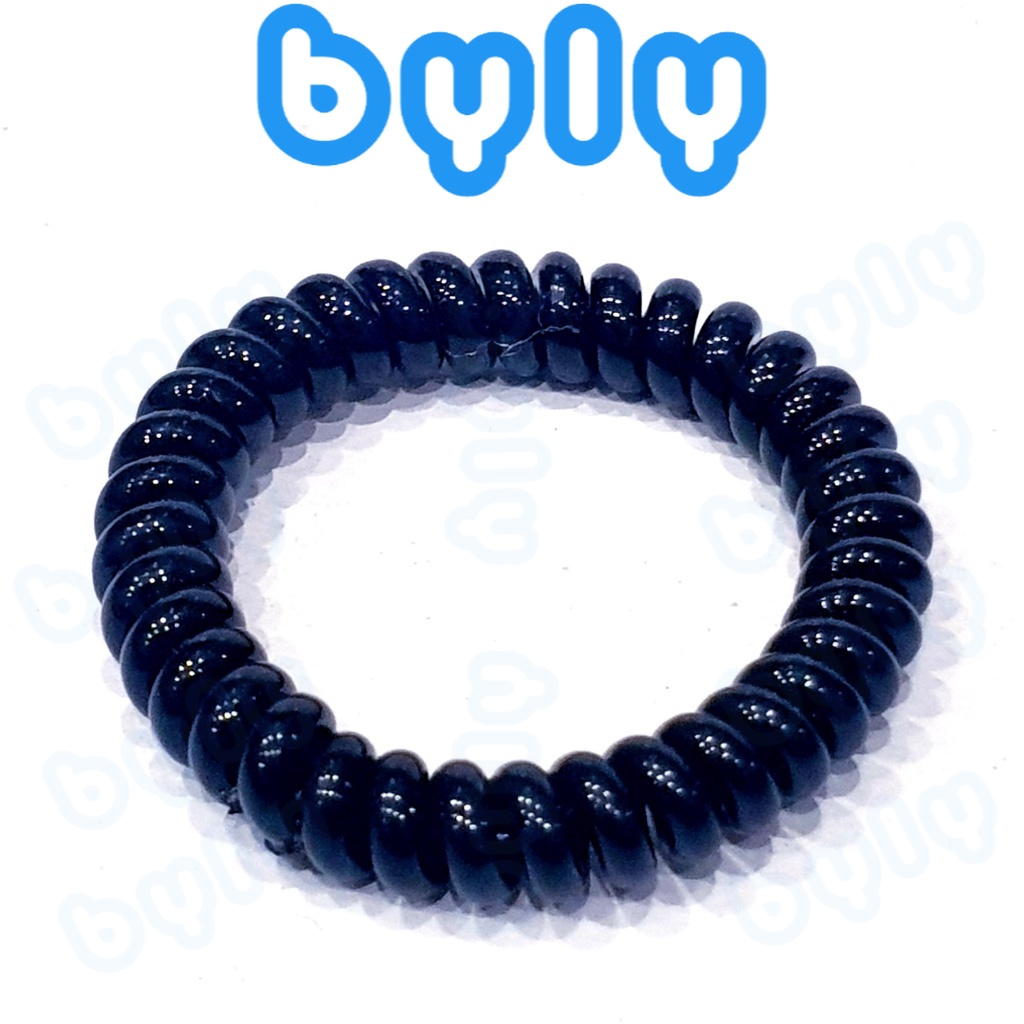Cột tóc lò xo nhỏ đen - nhiều màu  - ByLy Store