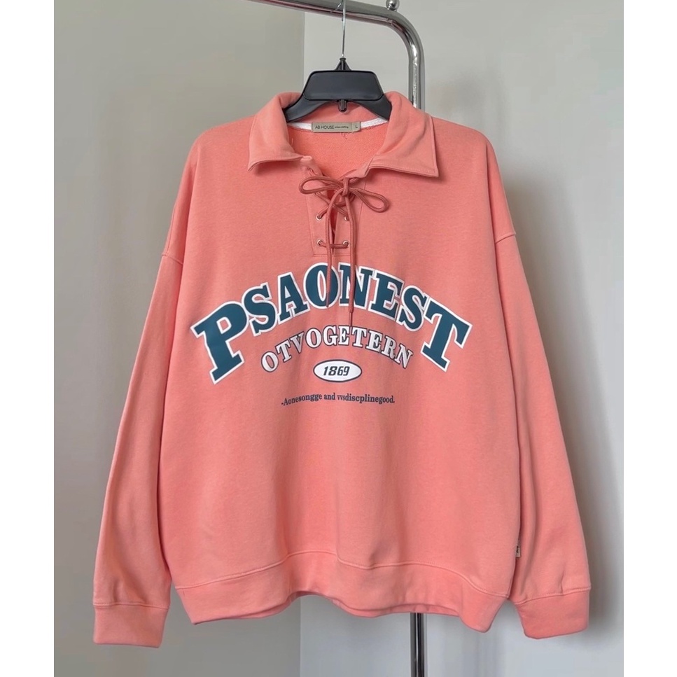 Áo Sweater nỉ chân cua PSAO đan dây unisex nam nữ