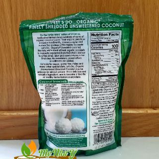 Vụn dừa hữu cơ Let's Do 227g (gói lẻ 100g)