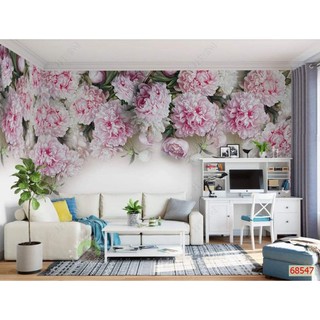 Tranh 3D dán tường in Vải Lụa trang trí quán, phòng ngủ KT 120x80cm