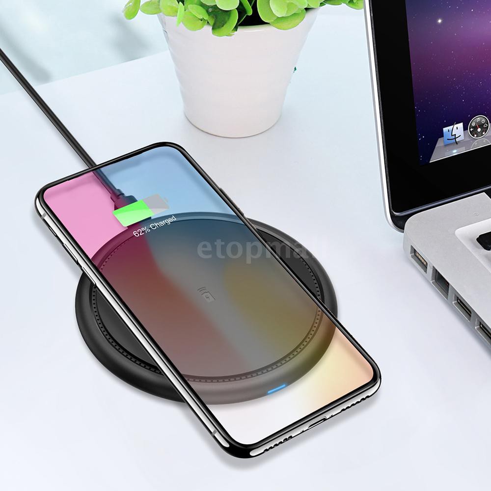 Đế Sạc Nhanh Không Dây F10 Cho Iphone X/8/8 Plus/Xiaomi/Huawei/Samsung