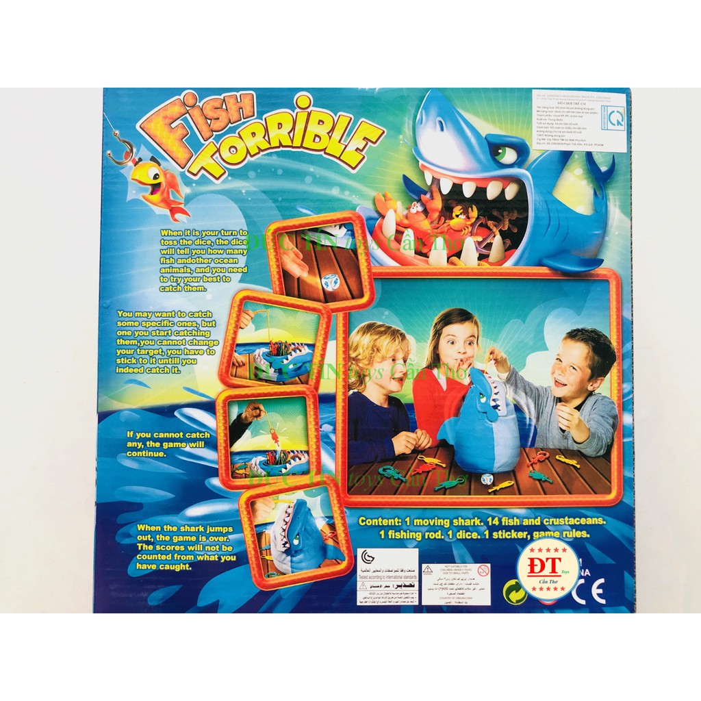 ĐỒ CHƠI BOARGAME CÂU CÁ MẬP FISH TORRIBLE