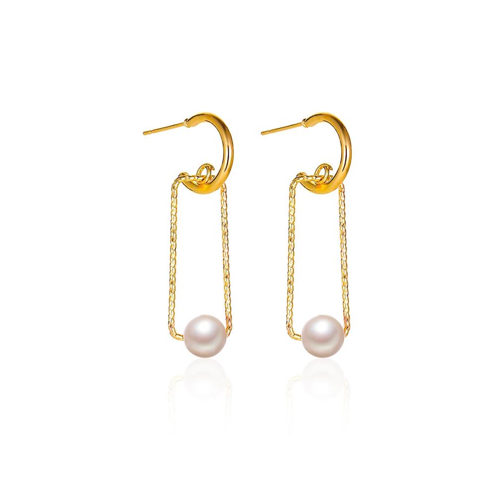 Bông Tai Hình Học Đơn Giản Thời Trang Dành Cho Nữ